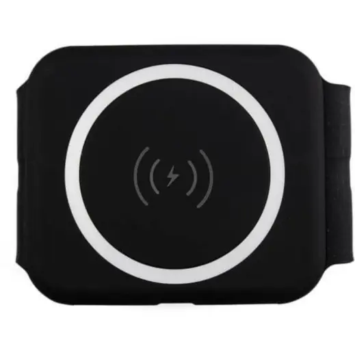 Bolero @memorii 2-in-1 Wireless Charger with Multi Cable Set Black Close Up